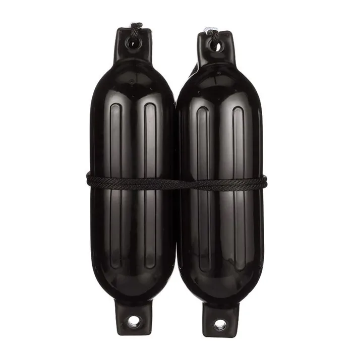 Seachoice Twin Eye Black Vinyl Boat Fender