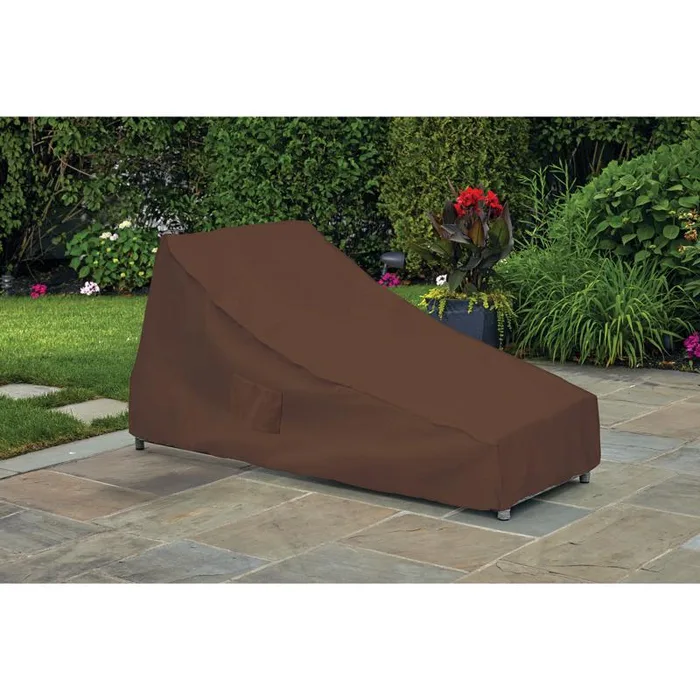 Living Accents 28 in. W Polyester Chaise Lounge Cover