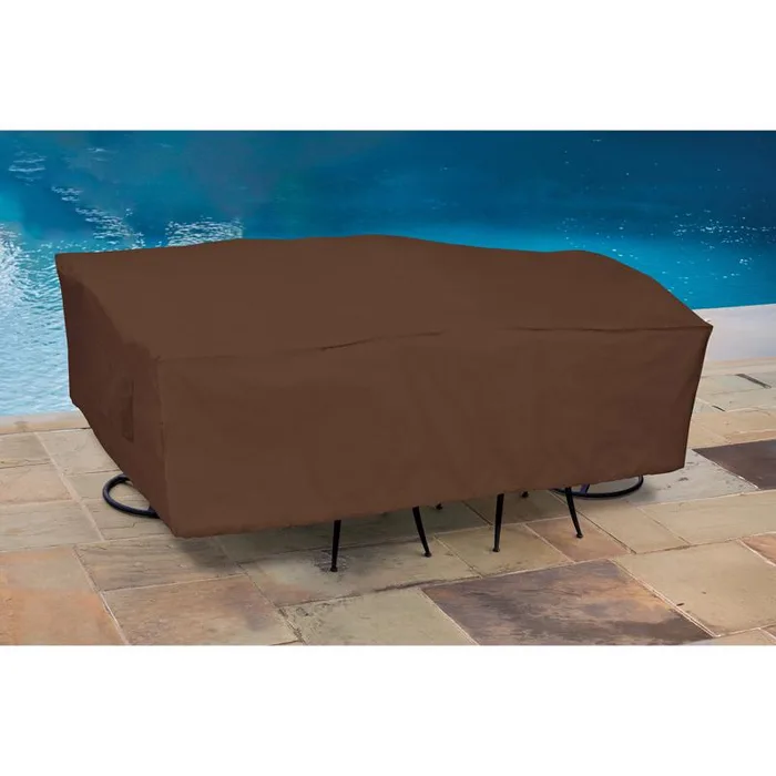 Living Accents 114 in. W Polyester Dining Set Cover