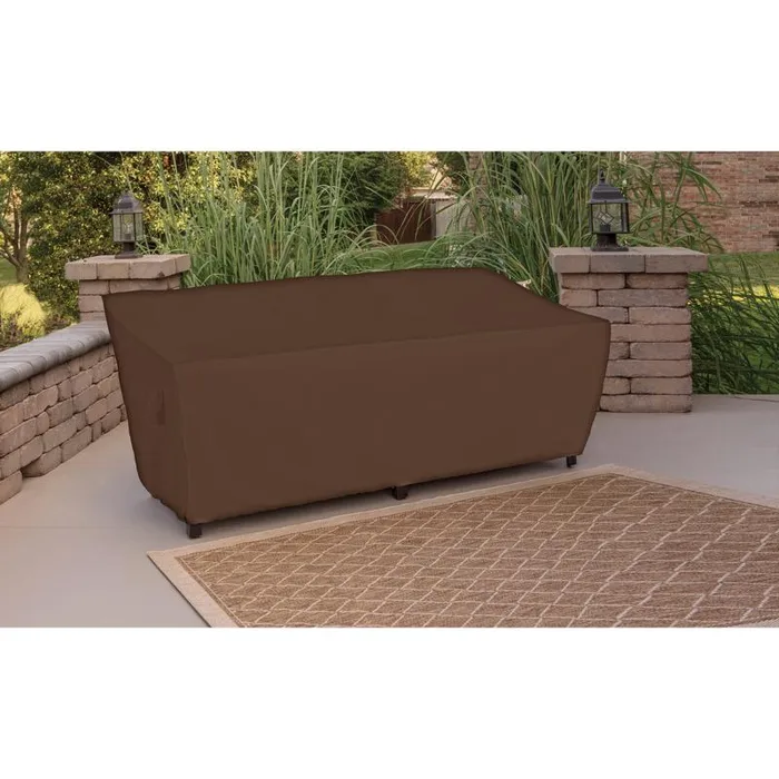 Living Accents 86 in. W Polyester Loveseat Cover
