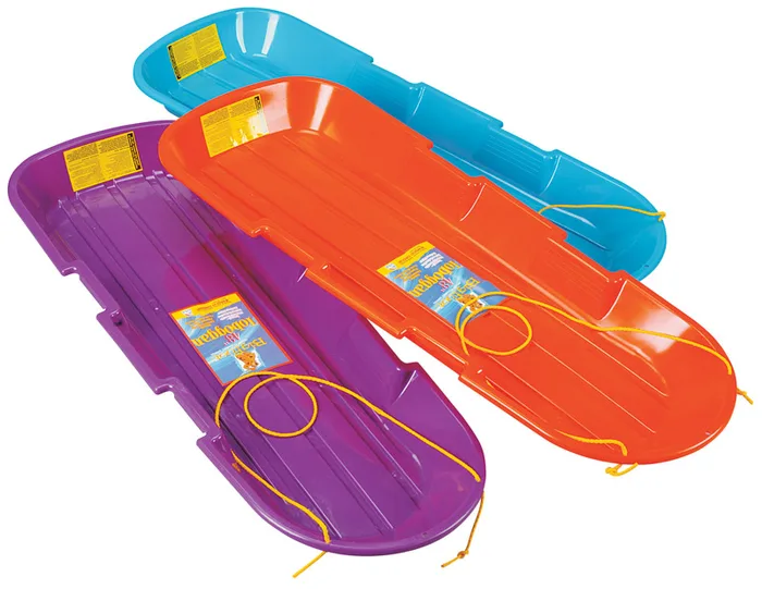 Emsco Sno-Twin Two-Rider Plastic Toboggan 48 in. (Pack of 12)