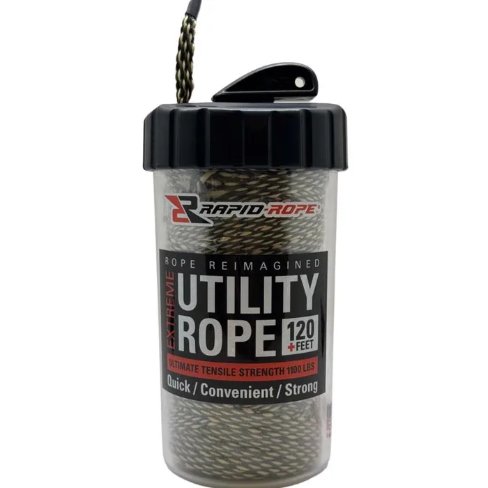 Rapid Rope 3/8 in. D X 120 linear ft L Camouflage Braided Polyester Rope