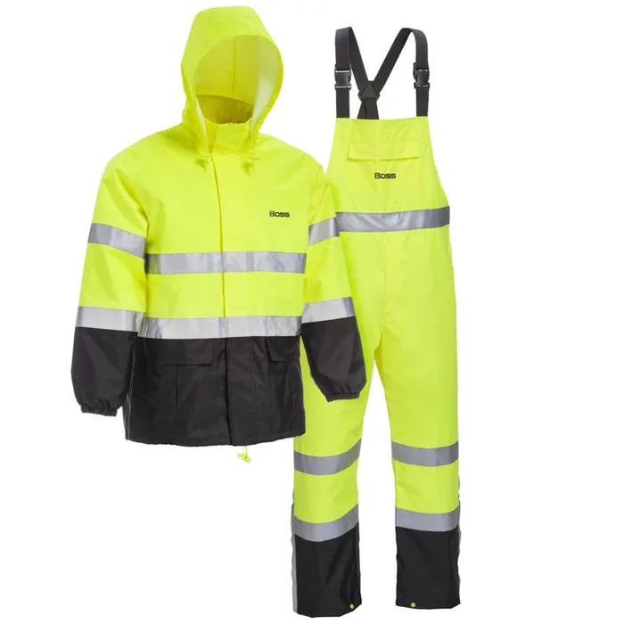 Boss Yellow PVC Rain Suit L