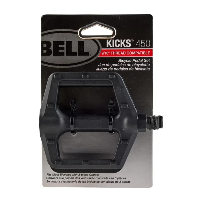 Bell Sports Aluminum/Reinforced Plastic Bike Pedal Black