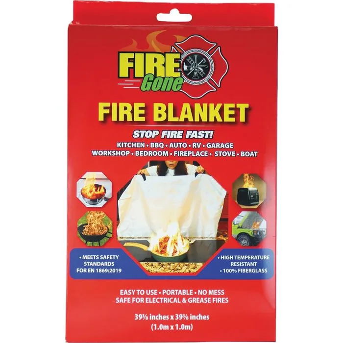 Fire Gone Fire Blanket For Household (Pack of 6)
