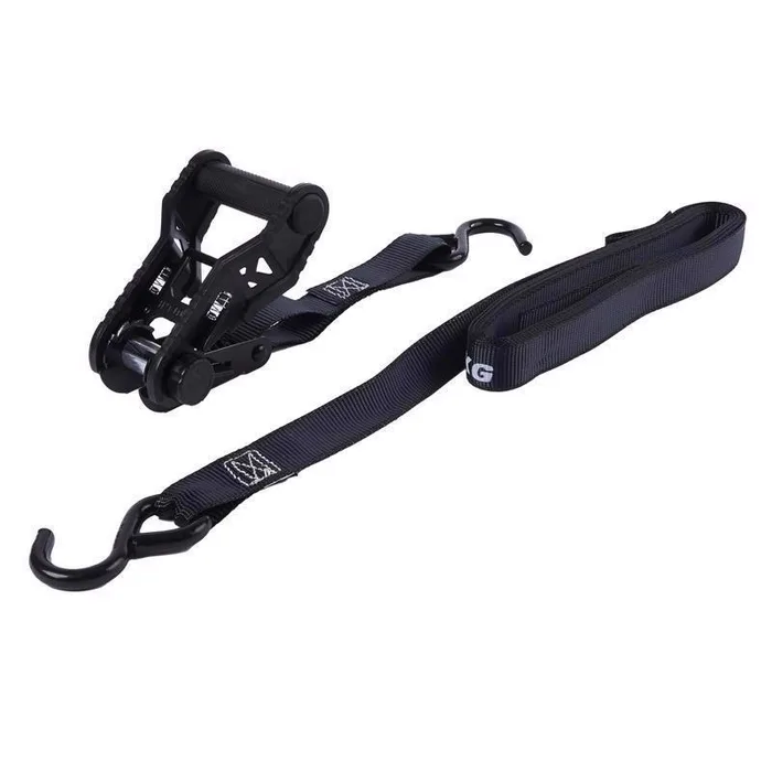 Keeper Extreme Webbing 1 in. W X 14 ft. L Black Ratchet Tie Down 500 lb 2 pk