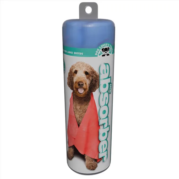 The Absorber Dog Lover's Towel Blue Dog Absorbent Towel 1 pk