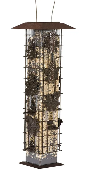 Perky-Pet Squirrel-Be-Gone Wild Bird 2 lb Metal/Plastic Bird Feeder 6 ports (Pack of 2)