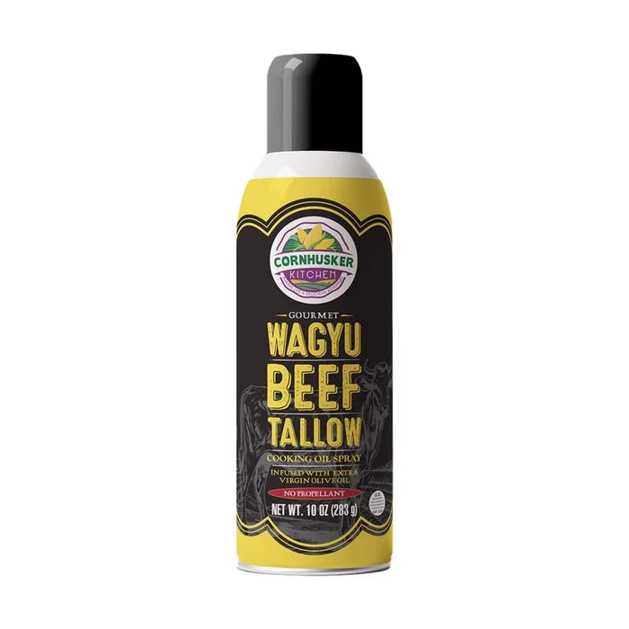 Cornhusker Kitchen Wagyu Beef Tallow Cooking Oil Spray 10 oz Canister