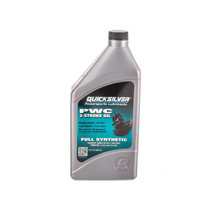 Quicksilver 2-Stroke Synthetic Engine Oil 32 fl. oz. 1 pk