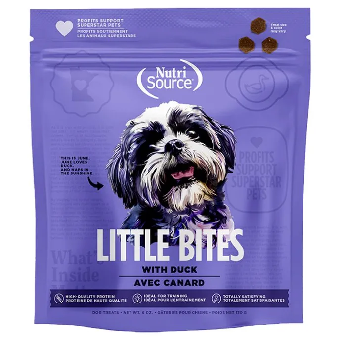 NutriSource Duck Treats For Dogs 6 oz 1 pk