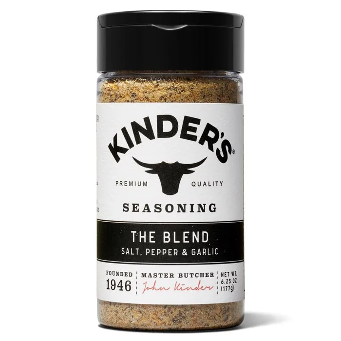 Kinder's Salt,Pepper & Garlic BBQ Seasoning 6.25 oz