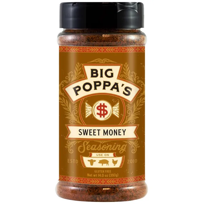 Big Poppa's Sweet Money BBQ Seasoning 14 oz