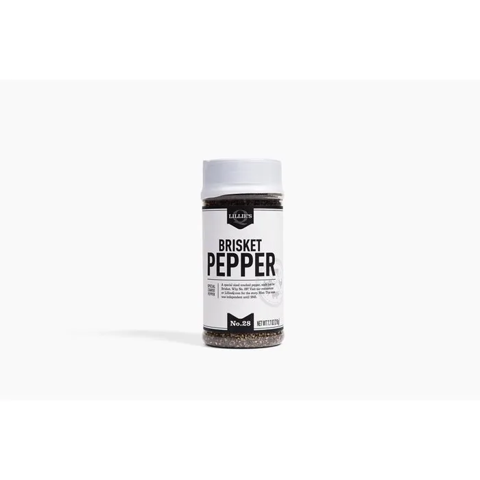 Lillie's Q Brisket Pepper Seasoning Rub 7.7 oz
