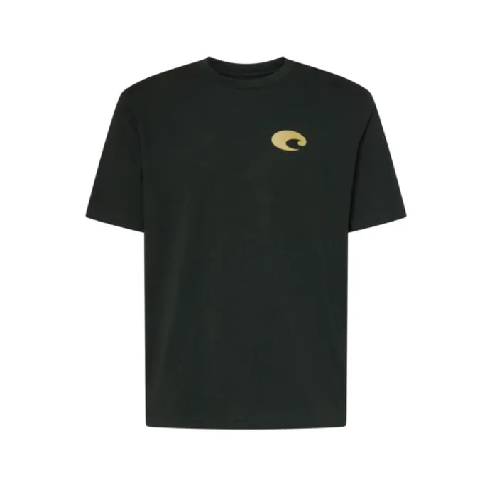 Costa L Short Sleeve Men's Crew Neck Washed Black Species Shield Tee Shirt