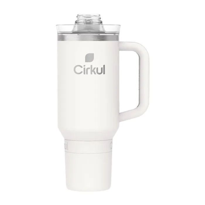 Cirkul All-Day StrawSip 40 fl. oz. Pearl BPA Free Double Wall Tumbler