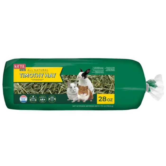 Kaytee Forti-Diet Timothy Hay Small Animal Food 28 oz