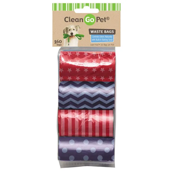 Clean Go Pet Plastic Disposable Pet Waste Bags 8 pk