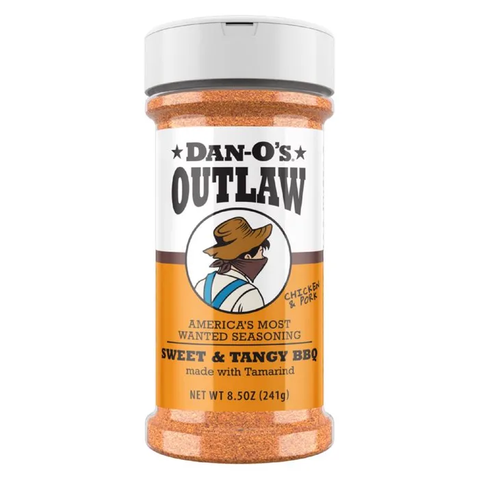 Dan-O's Outlaw Sweet & Tangy BBQ BBQ Seasoning 8.5 oz