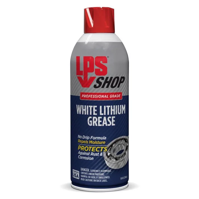LPS White Lithium Grease 10 oz (Pack of 12)