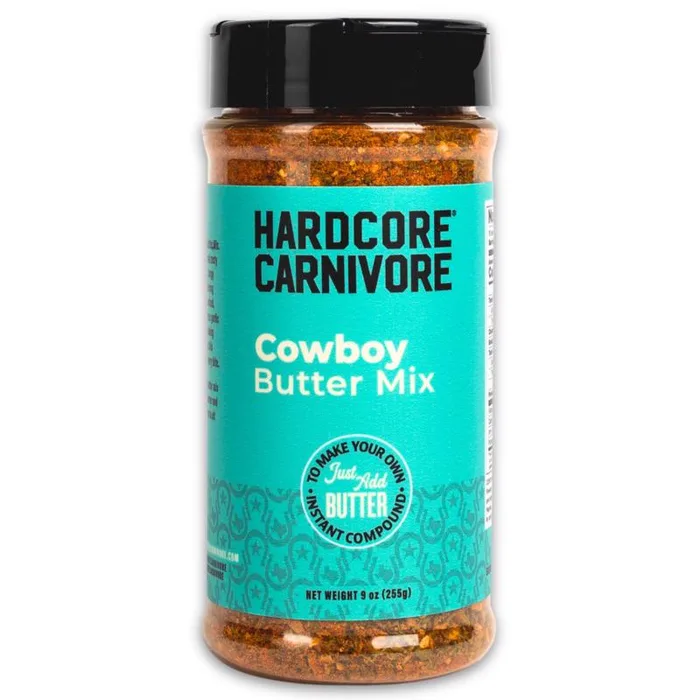 Hardcore Carnivore Cowboy Butter Bar-B-Q Rub/Seasoning 9 oz