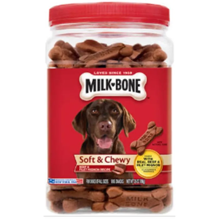 JM Smucker's MilkBone Beef Treats For Dogs 25 oz 7.2 in. 1 pk (Pack of 2)