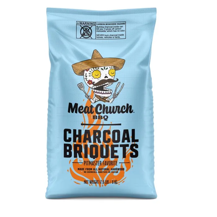 Meat Church Pitmaster Favorite All Natural Hardwood Charcoal Briquettes 17.6 lb