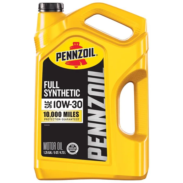 Pennzoil Full Synthetic 10W-30 Synthetic Motor Oil 5 qt 1 pk (Pack of 3)