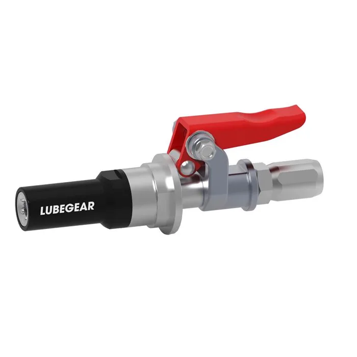LubeGear Professional Locking Straight Grease Gun Coupler 1 pk