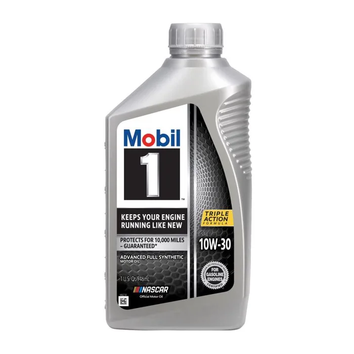 Mobil 1 10W-30 Gasoline Synthetic Motor Oil 1 qt (Pack of 6)