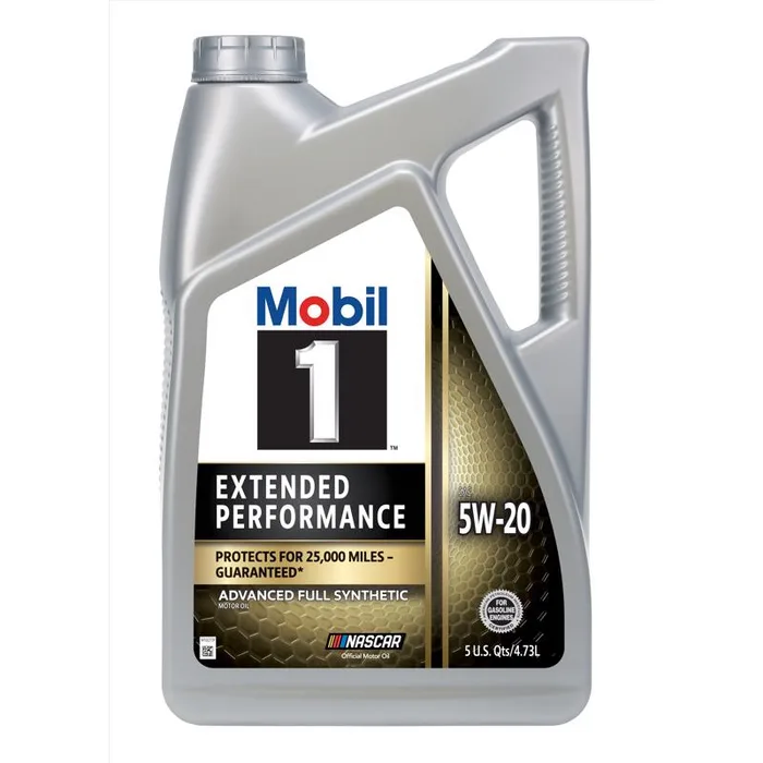 Mobil 1 Extended Peformance 5W-20 Gasoline Synthetic Motor Oil 5 qt (Pack of 3)