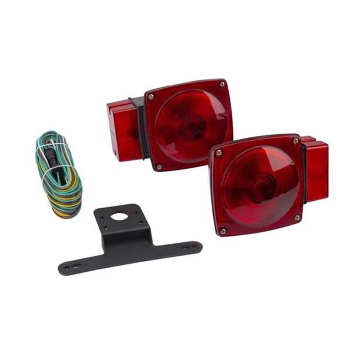 TowSmart Red Square License/Stop/Tail/Turn Light Kit