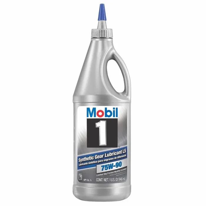 Mobil 1 75W90 Synthetic Automotive Gear Oil 1 qt (Pack of 12)