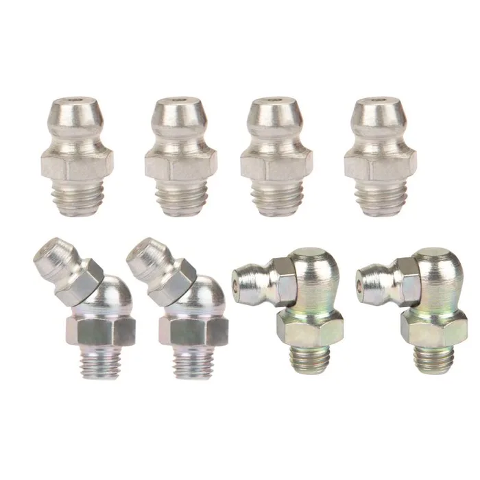 LubeGear Assorted Grease Fittings 1 pk (Pack of 10)
