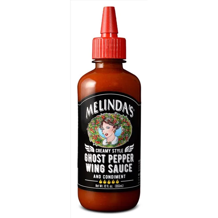Melinda's Foods Ghost Pepper Wing Hot Sauce 12 oz