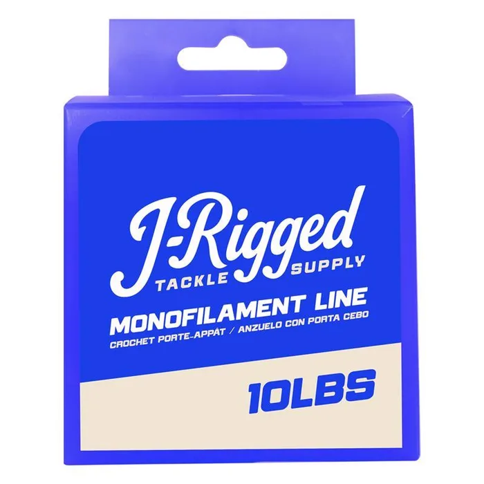 J-Rigged Monofilament Fishing Line 10 lb. cap. 375 yd
