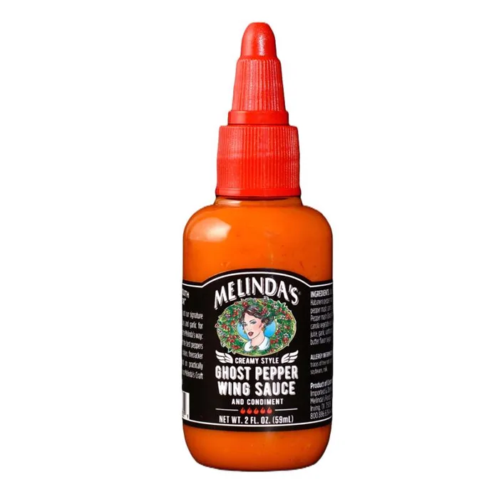 Melinda's Foods Ghost Pepper Wing Hot Sauce 2 oz (Pack of 40)