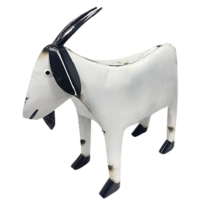 Creative Decor Black/White Metal 21 in. H Outdoor Decoration (Pack of 2)