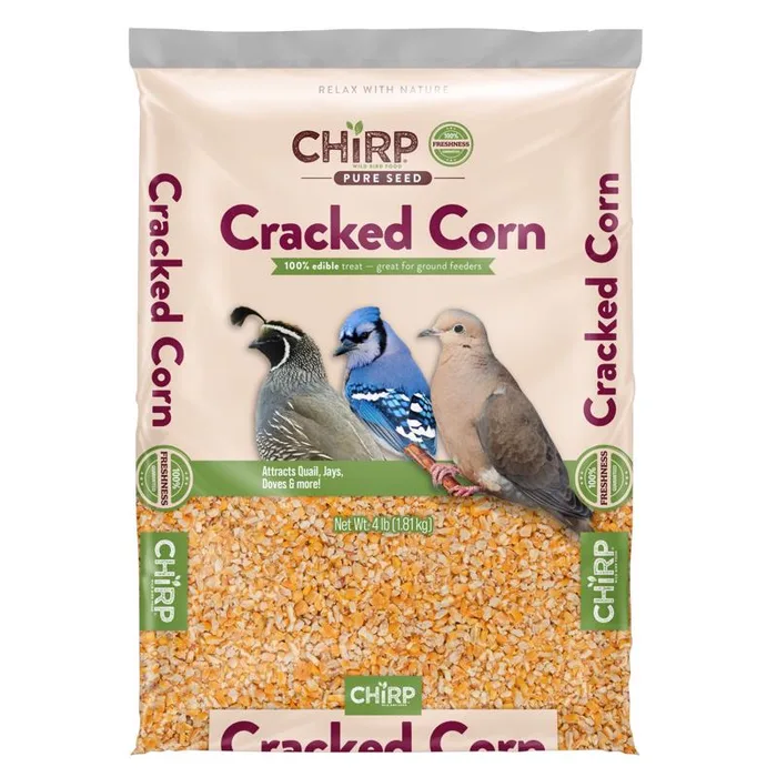 Chirp Pure Seed Cracked Corn Wild Bird Food 4 lb