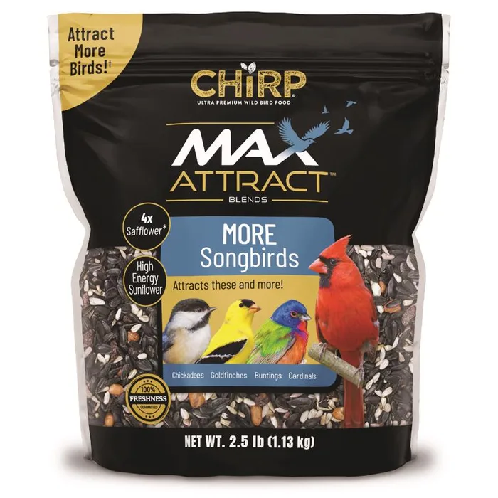 Chirp Max Attract Max Songbird Wild Bird Food 2.5 lb (Pack of 6)