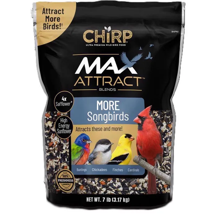 Chirp Max Attract Songbird Wild Bird Food 7 lb (Pack of 4)
