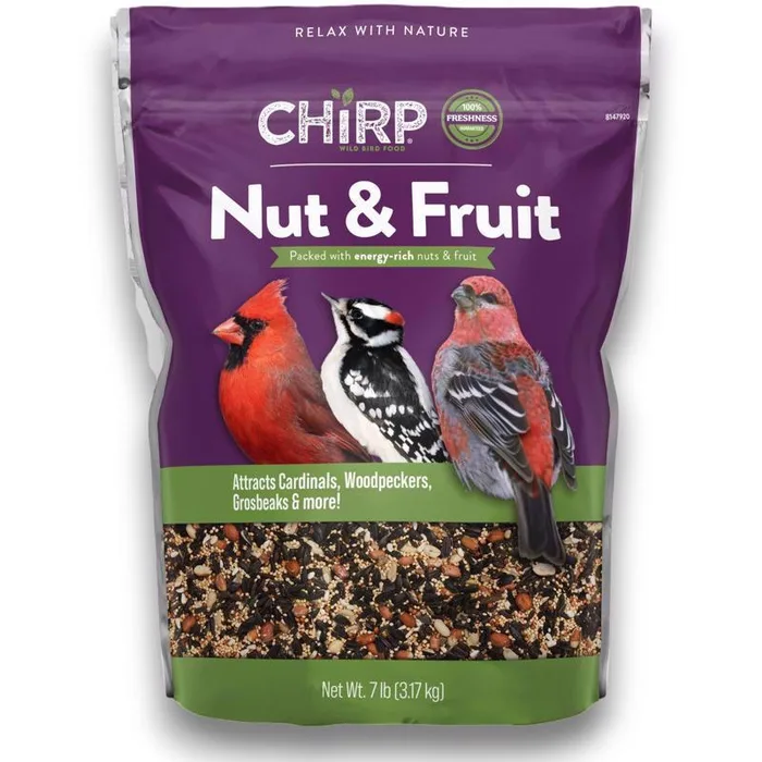 Chirp Nut and Fruit Wild Bird Food 7 lb (Pack of 4)