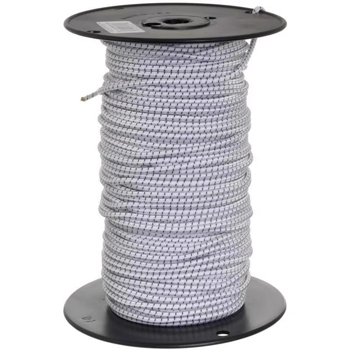 Keeper White Bungee Cord 300 ft. L X 5/32 in. 1 pk