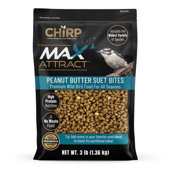 Chirp Max Attract Peanut Butter Suet 3 lb