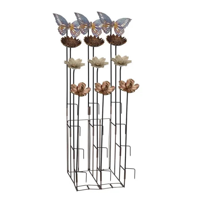 Regal Art & Gift Bronze Metal 36 in. H X 7 in. W Outdoor Garden Stake (Pack of 16)