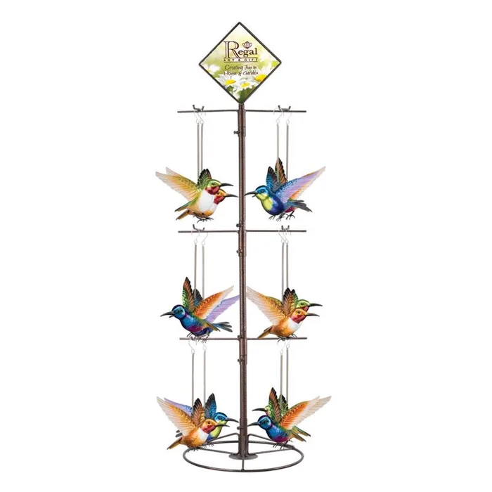 Regal Art & Gift Multicolored Metal 10.75 in. H X 7.5 in. L Outdoor Decoration (Pack of 16)