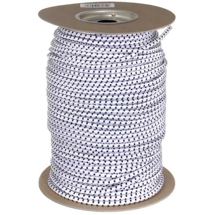 Keeper White Bungee Cord Reel 300 ft. L X 1/4 in. 1 pk