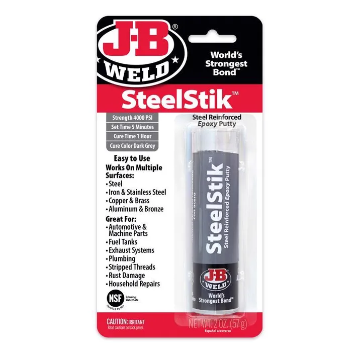 J-B Weld Steel Stik High Strength Automotive Epoxy Putty 2 oz