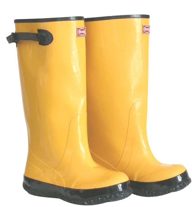 Boss Knee Boots 10 US Yellow Waterproof