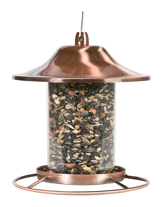 Perky-Pet Wild Bird 2 lb Metal/Plastic Panorama Bird Feeder 1 ports (Pack of 2)